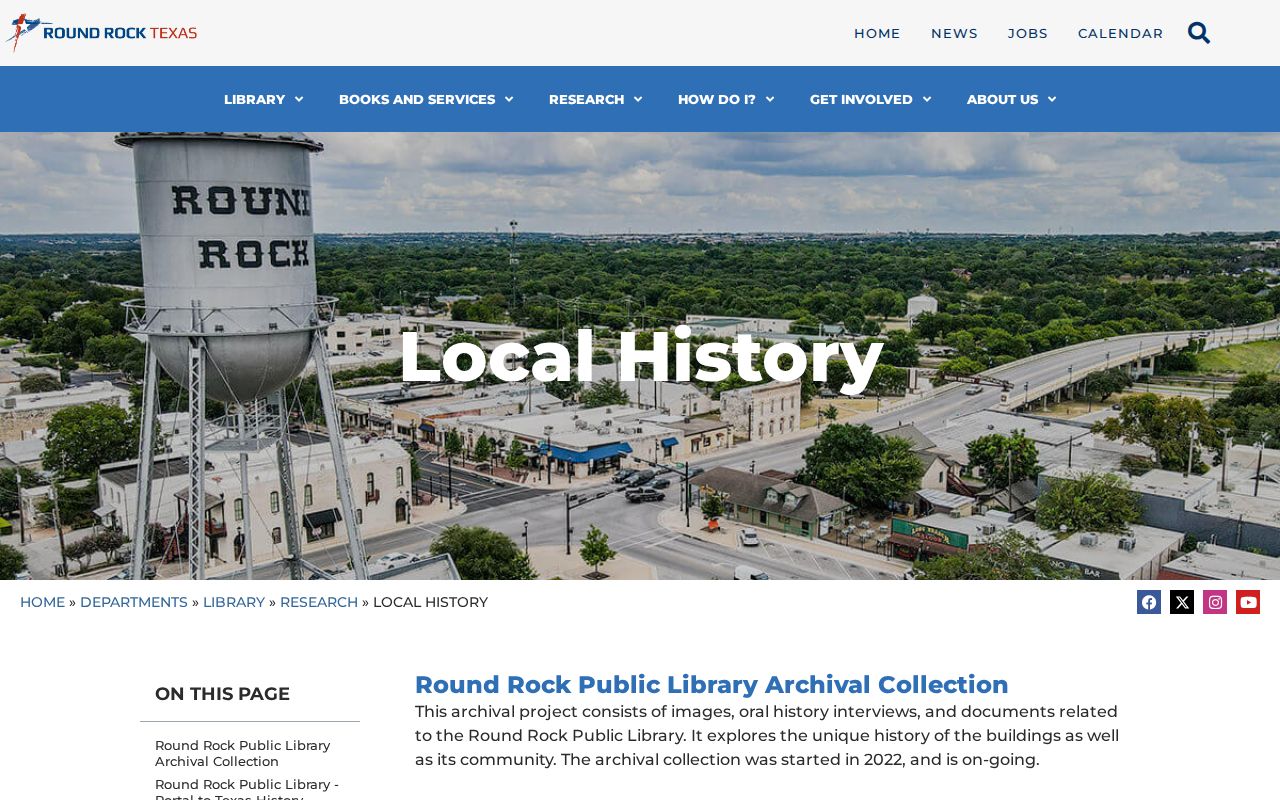 Brushy Creek city directory research at Round Rock Public Library local history