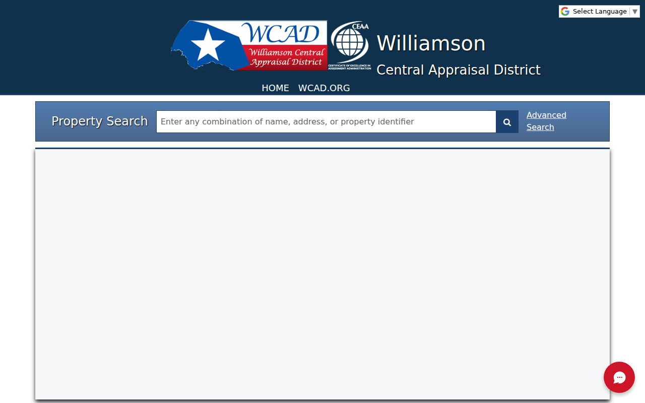 Brushy Creek residents directory WCAD property search