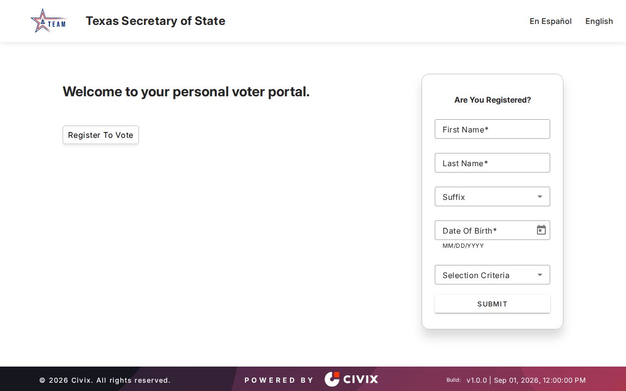 Brushy Creek residents directory Texas My Voter Portal