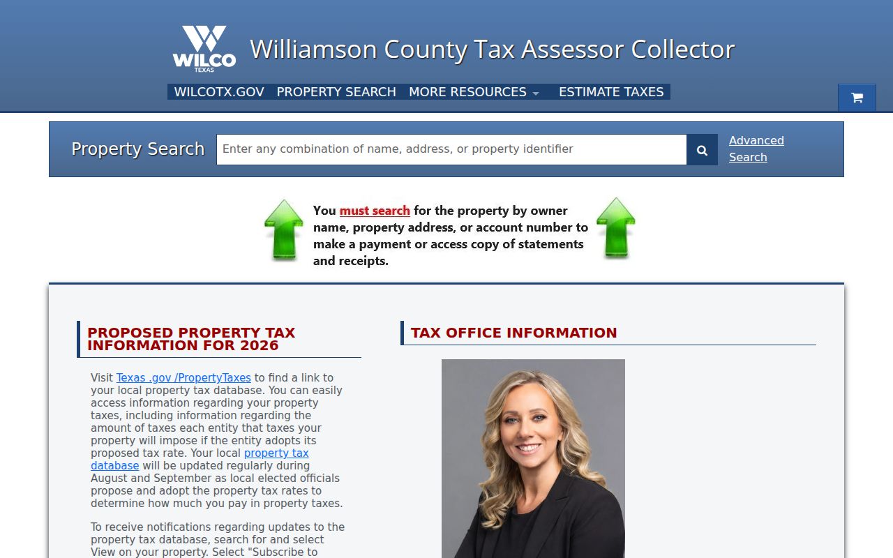 Brushy Creek ZIP code directory Williamson County Tax Office search